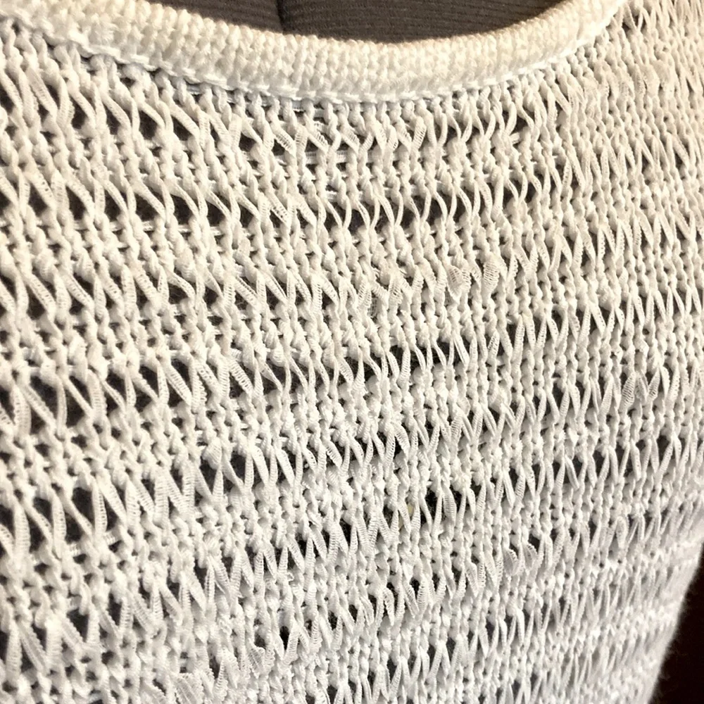 Kenneth Cole loose knit sweater tank Sz M - Picture 4 of 9